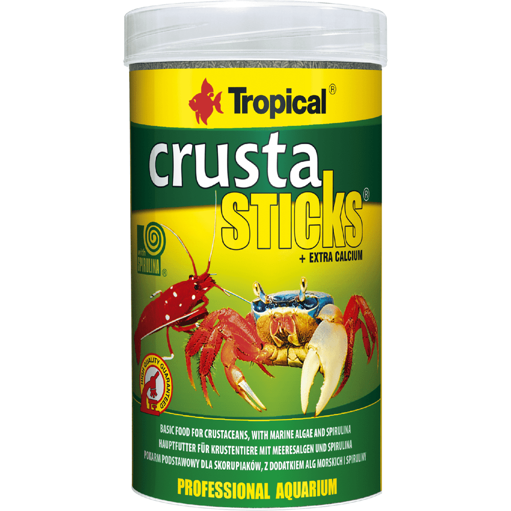 Tropical Fish Food Hrana pentru crustacee, Tropical Crusta Sticks, 250ml/175g